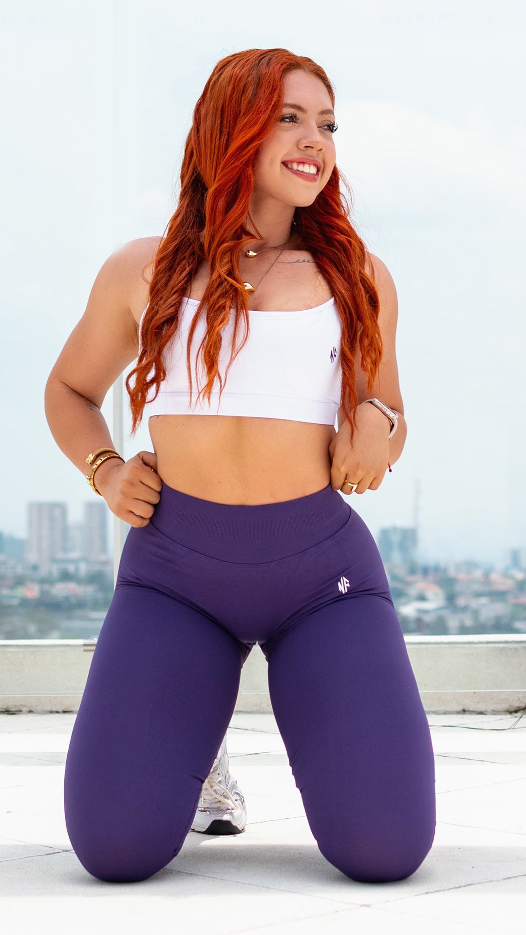 Leggings Seamless Squat Proof 10 Dark Purple