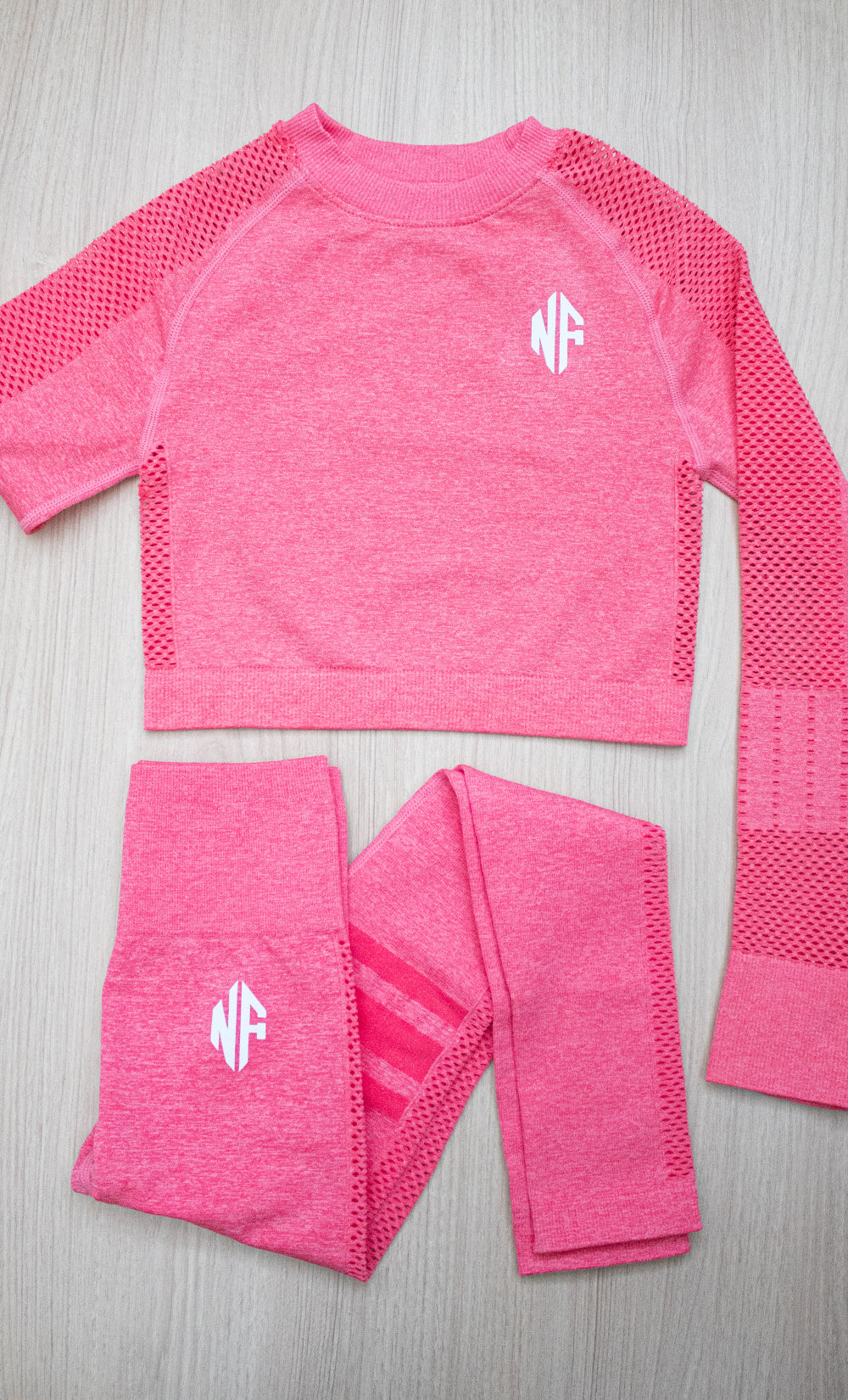 Seamless Ventilated Set Pink